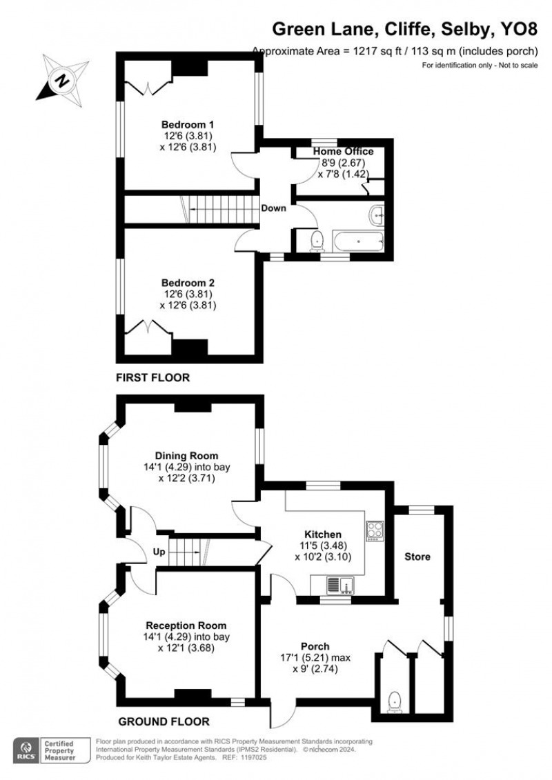 Floor plan for Green Lane, Cliffe